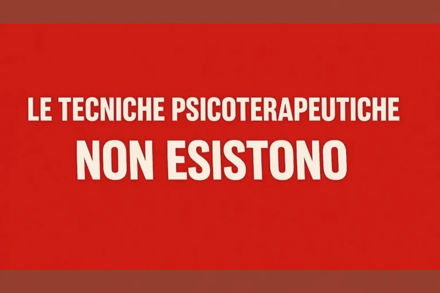 Immagine editoriale per l'articolo "Le tecniche “psicoterapeutiche” esclusive non esistono"