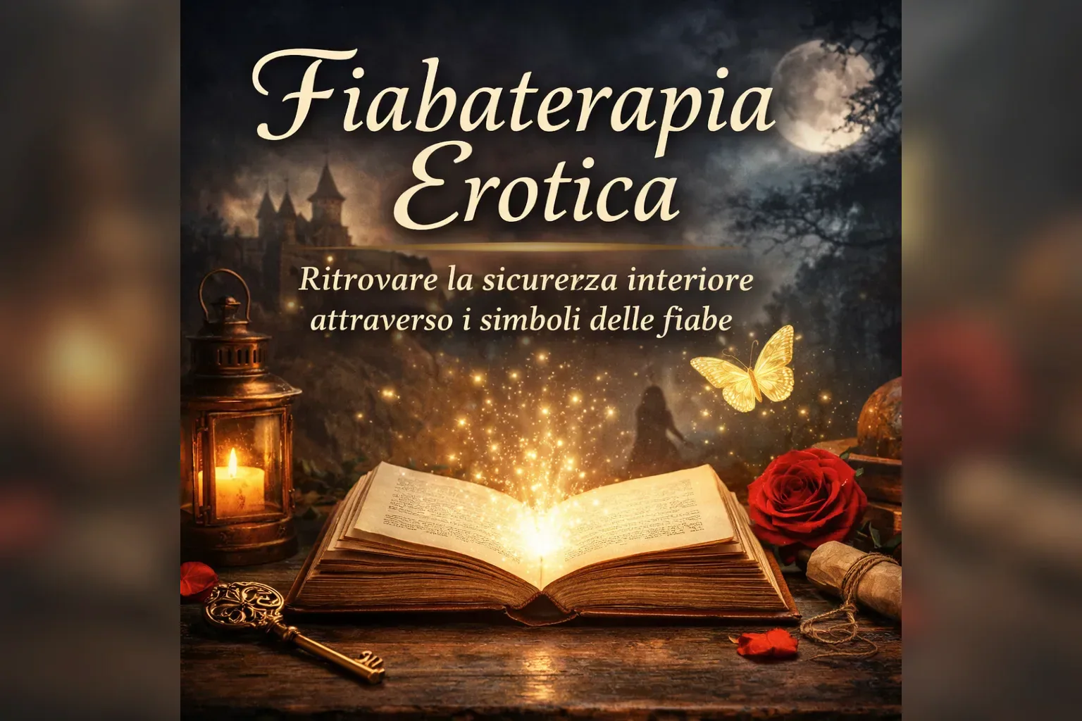 Immagine editoriale per l'articolo "Fiabaterapia erotica: ritrovare la sicurezza interiore attraverso i simboli delle fiabe"