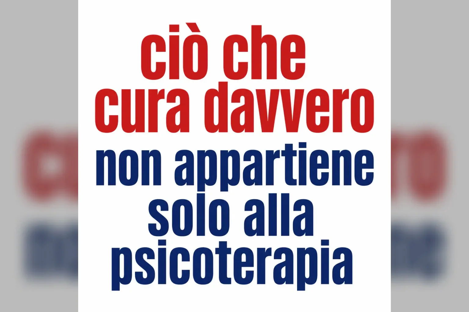 Immagine editoriale per l'articolo "Ciò che cura davvero non appartiene solo alla psicoterapia"
